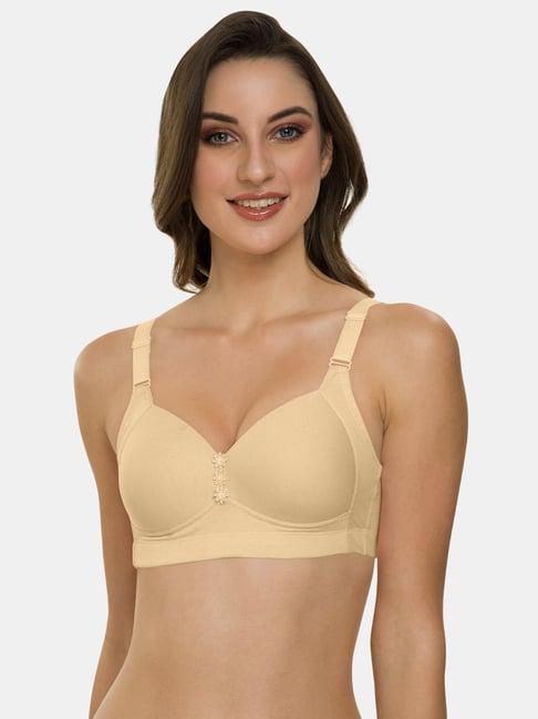 tweens beige non wired padded minimizer bra