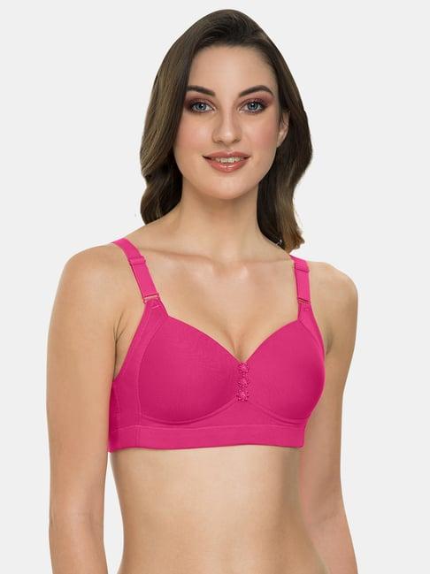 tweens raspberry non wired padded minimizer bra