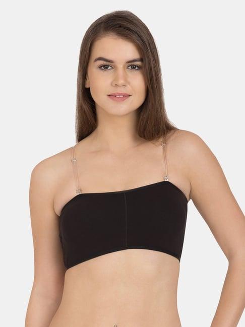 tweens black non wired padded bandeau bra