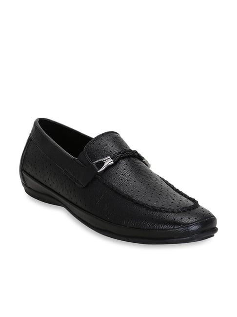 get glamr men's black casual loafers