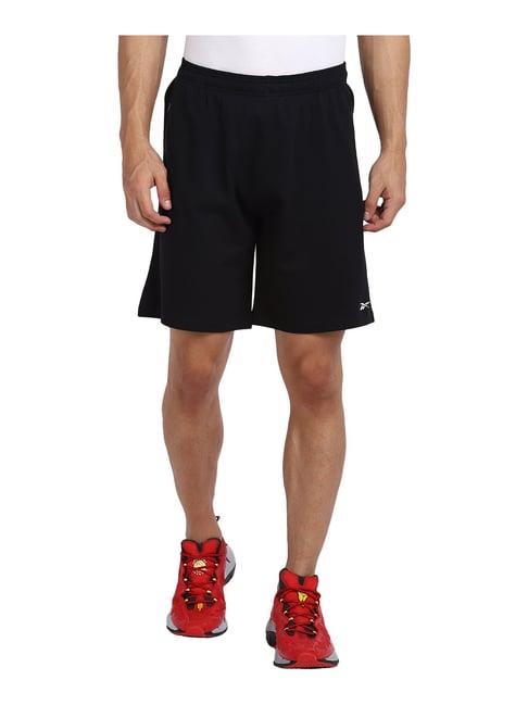 reebok black shorts