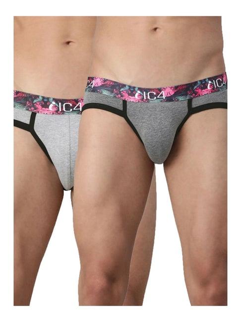 ic4 grey briefs - pack of 2