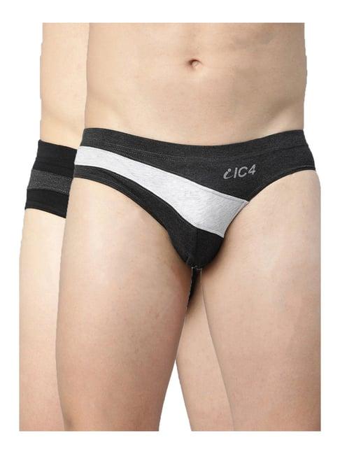 ic4 multicolor striped briefs - pack of 2