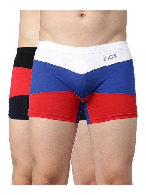 ic4 multicolor striped trunks - pack of 2