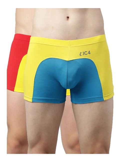 ic4 yellow & red trunks - pack of 2