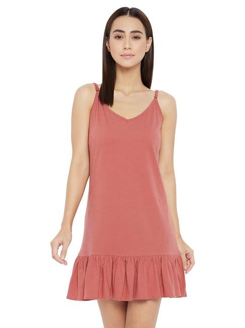 hypernation rust cotton night dress