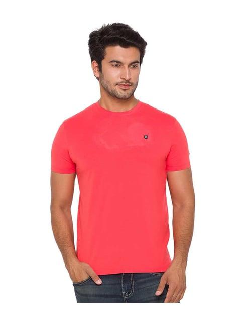 being human orange solid short sleeves t-shirt