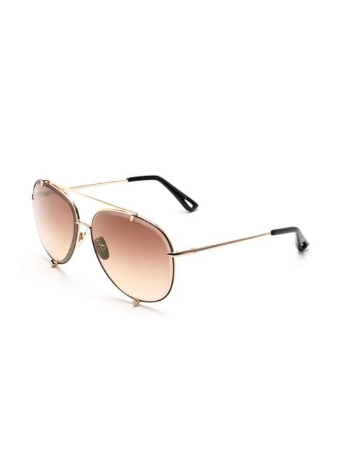 french connection fc7429 brown gradient aviator