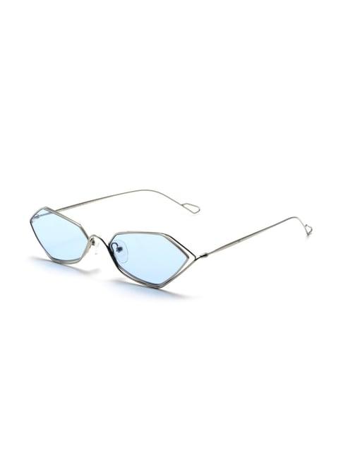 french connection fc7572 blue rectangular sunglasses