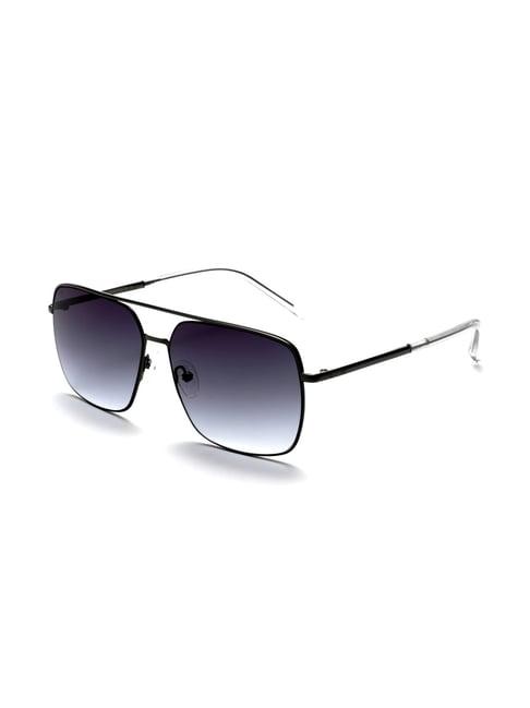 french connection fc7575 blue gradient square sunglasses