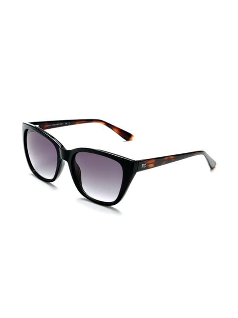 french connection fc7594 grey gradient cat eye sunglasses