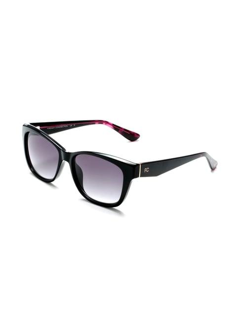 french connection fc7593 grey gradient square sunglasses