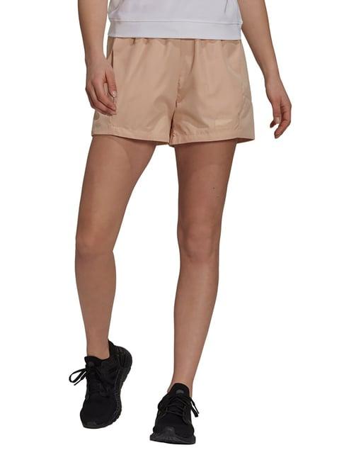 adidas beige sports shorts