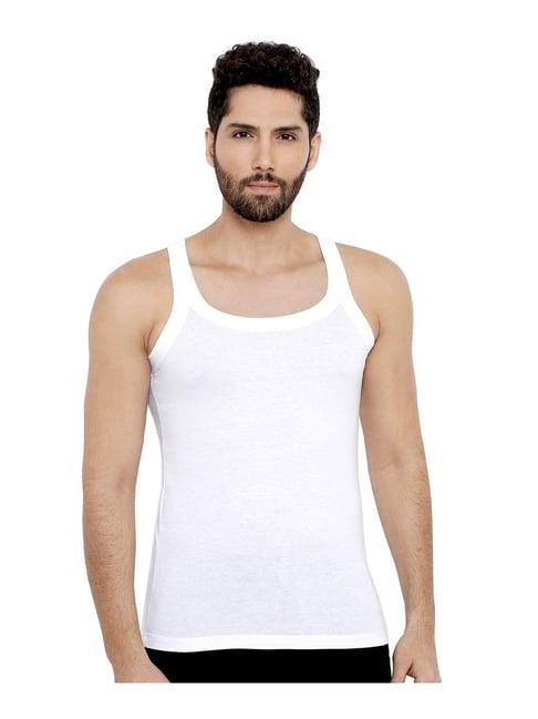 xyxx white regular fit vest