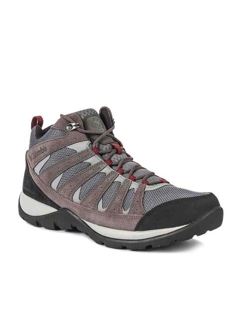 columbia men's redmond v2 mid wp graphite grey hiking shoes