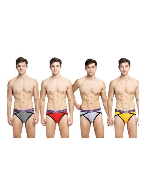 ic4 multicolor self design briefs - pack of 4