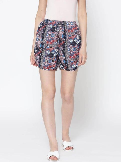 sera multicolor printed shorts