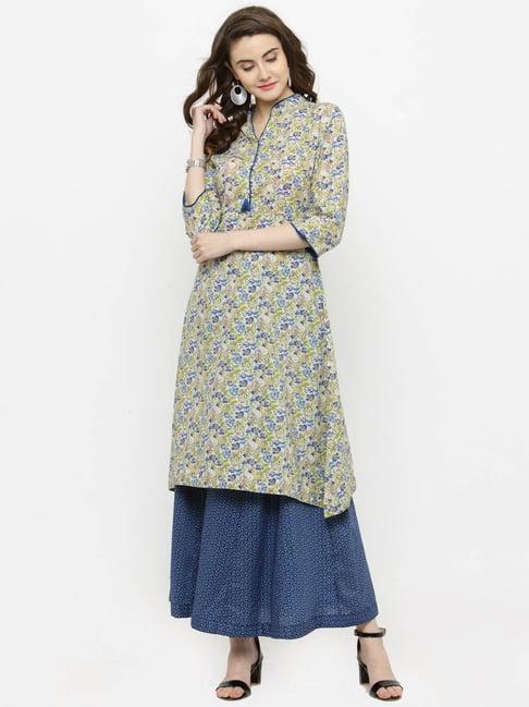 sera multicolor floral print kurta