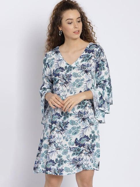 sera white floral print dress