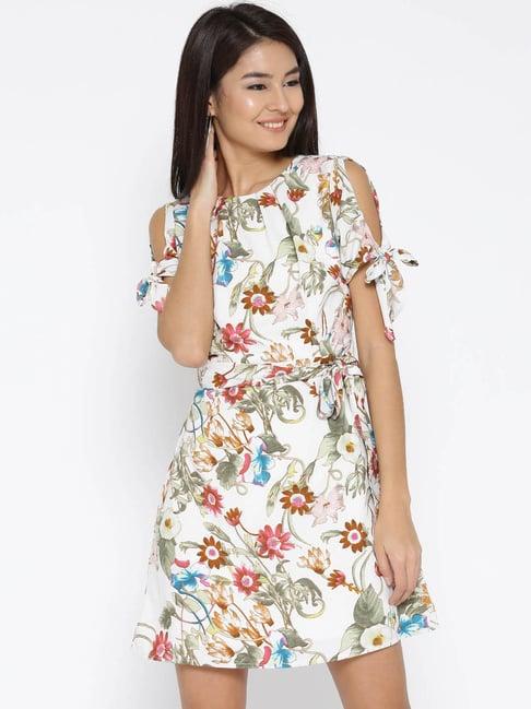 sera multicolor floral print dress