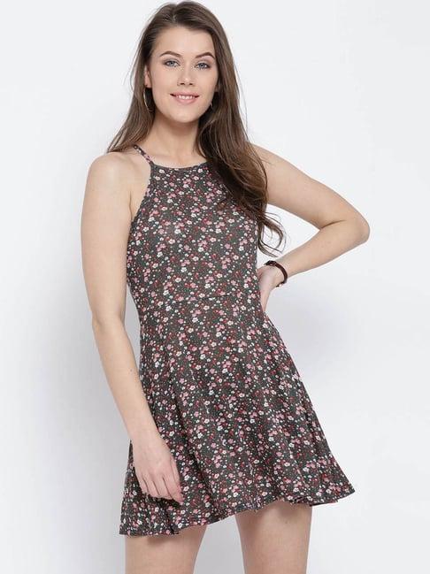 sera multicolor floral print dress