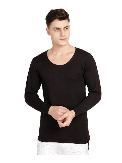 bodycare insider black regular fit thermal top