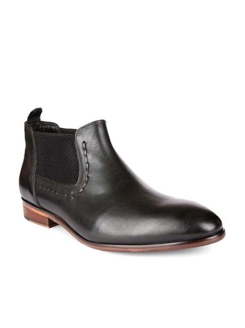 san frissco men's black chelsea boots