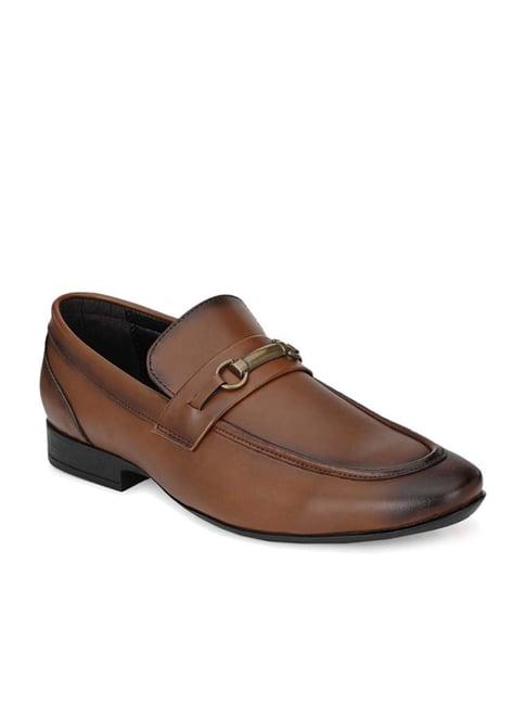 san frissco men's tan formal loafers