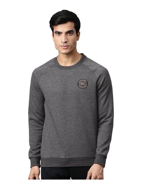 alcis dark grey round neck sweatshirt