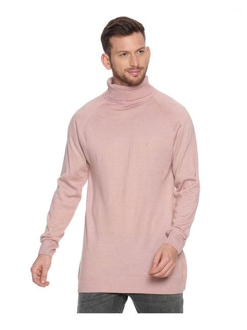 venitian- forbidden clothing pink regular fit sweater