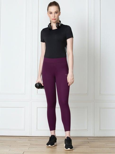 van heusen purple slim fit tights