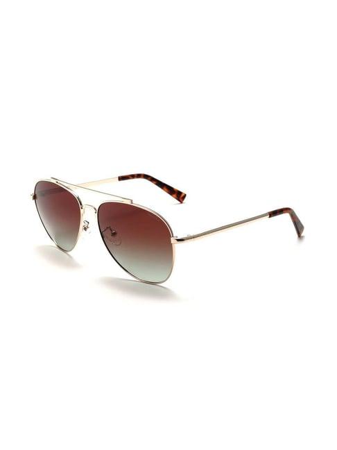 nautica na2024p brown polarized aviator