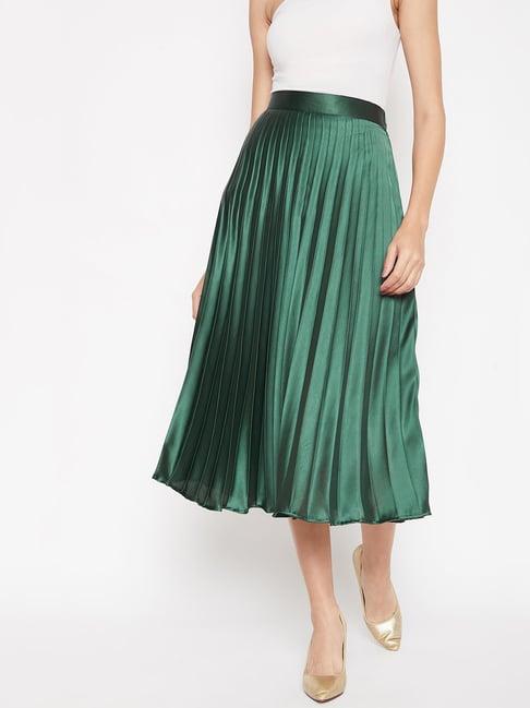 uptownie lite sage green mid rise skirt