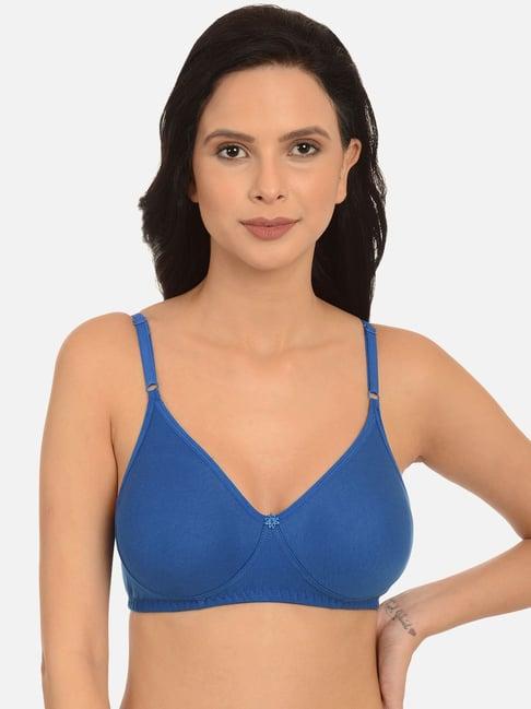 mod & shy blue non wired non padded t-shirt bra