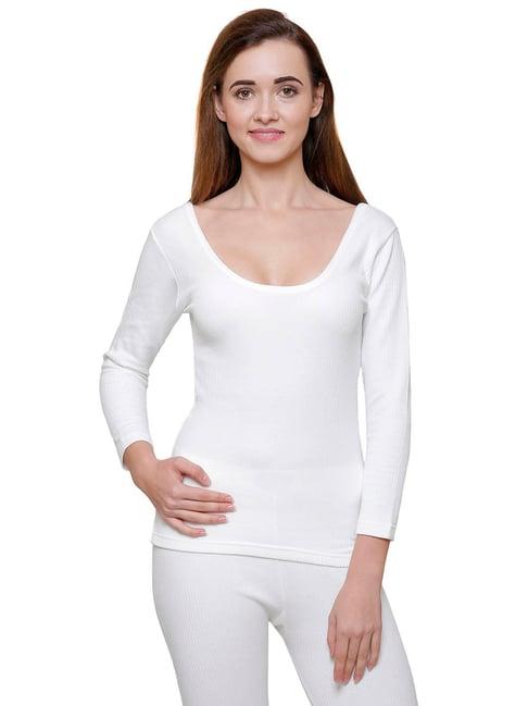 bodycare insider off white thermal top