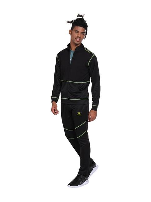 off limits black full sleeves solid tracksuit