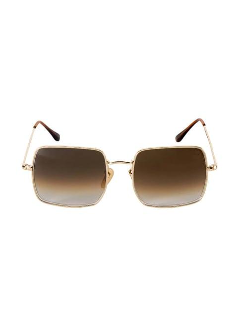 gio collection gm1971c05 brown square sunglasses