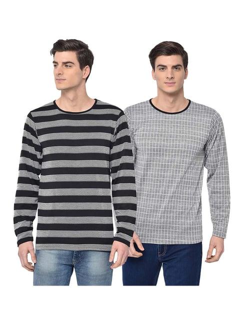 vimal jonney multicolor crew t-shirt - pack of 2