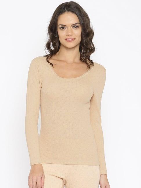 kanvin beige thermal top