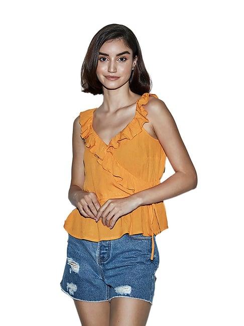 cover story orange cotton top