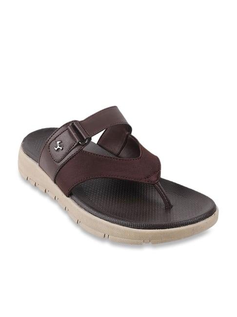 mochi men's brown thong sandals