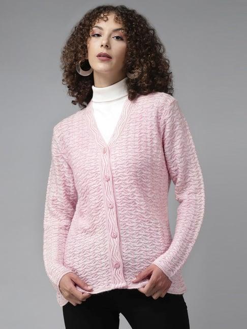 cayman pink embroidered cardigan