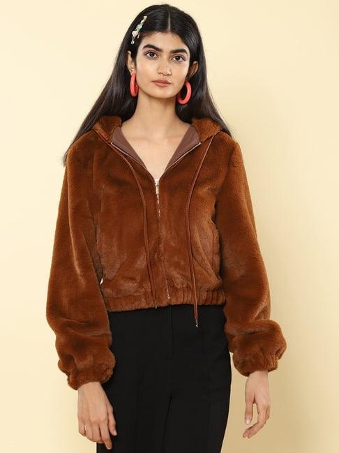 label ritu kumar brown jacket