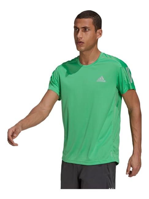 adidas green crew neck t-shirt