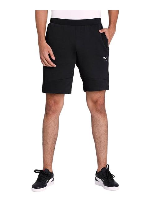 puma bmw motorsport black cotton shorts