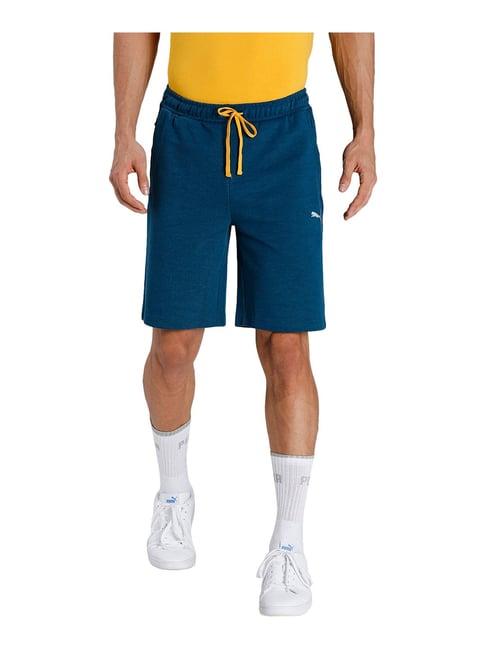 puma sky blue cotton shorts