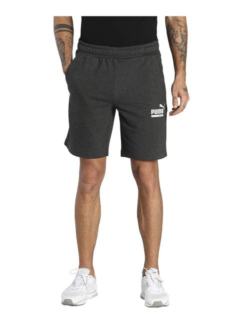 puma graphic grey cotton shorts