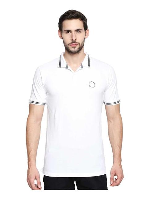 disrupt white short sleeves polo t-shirt