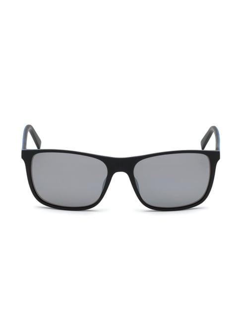 timberland tb9195 58 02d grey square sunglasses