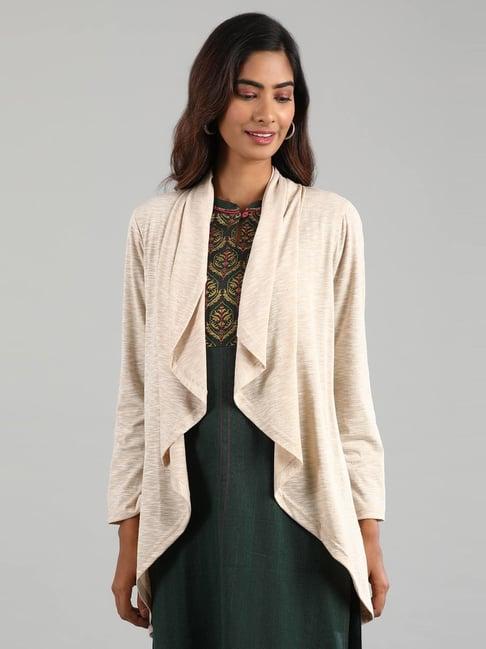 aurelia white printed shrug